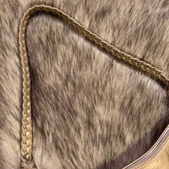 Brighton Nickel Embossed Bag with Braided Strap - Picture 5 of 7